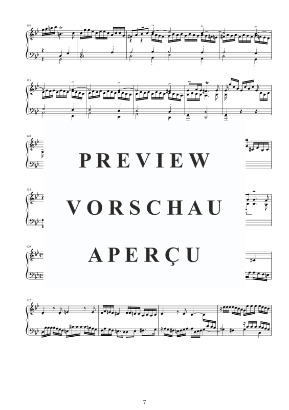 Produktgalerie: Seite 8 von 10 Fantasia in G-Moll BWV 920, , Klavier Solo