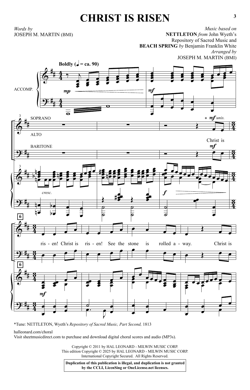 Produktgalerie: Seite 1 von 1 Christ Is Risen, Joseph M. Martin, Chor