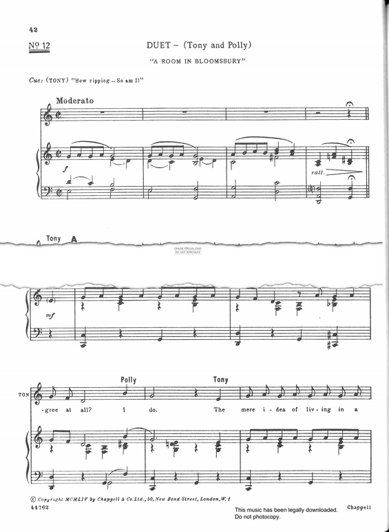 Produktbild zu: A Room In Bloomsbury (from 'The Boy Friend')