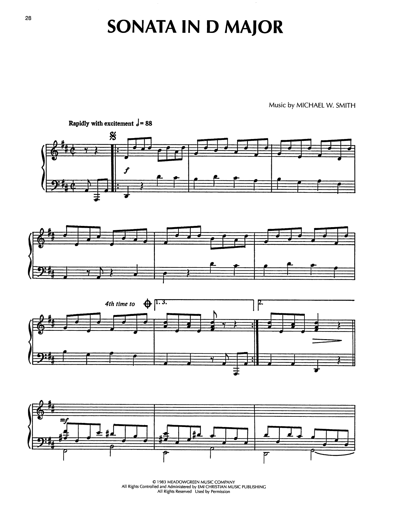 Product picture to: Sonata In D Major