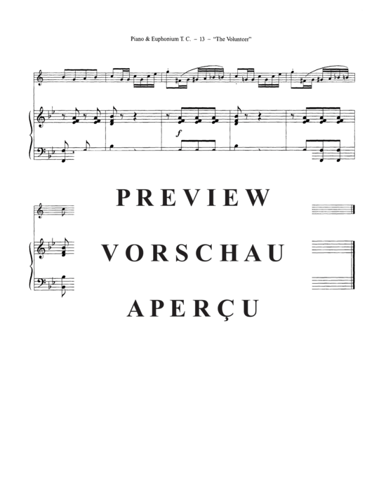 Product gallery: Page 17 of 21 The Volunteer , , (euphonium/cornet in Bb + piano)