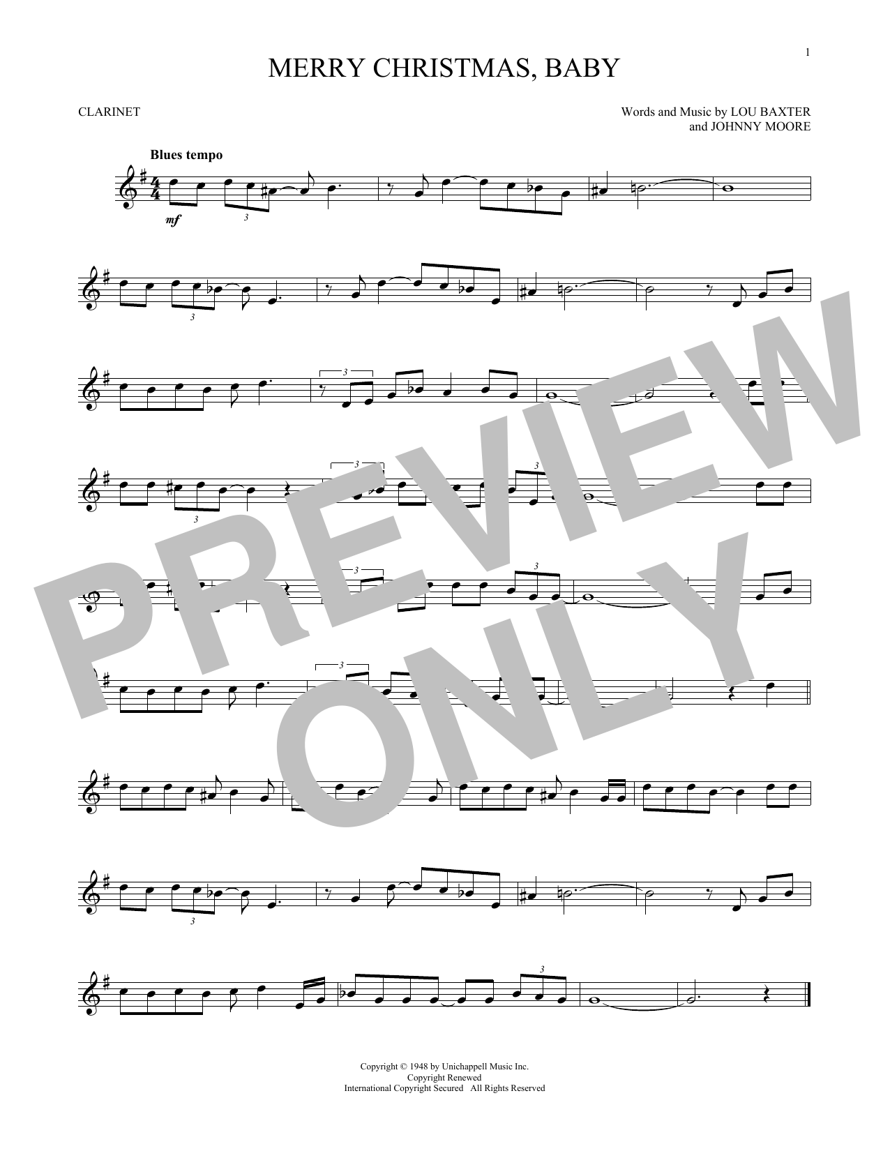 Product gallery: Page 1 of 1 Merry Christmas, Baby, Elvis Presley