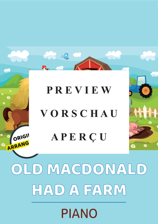 Produktgalerie: Seite 2 von 5 Old MacDonald Had A Farm , , Klavier Solo