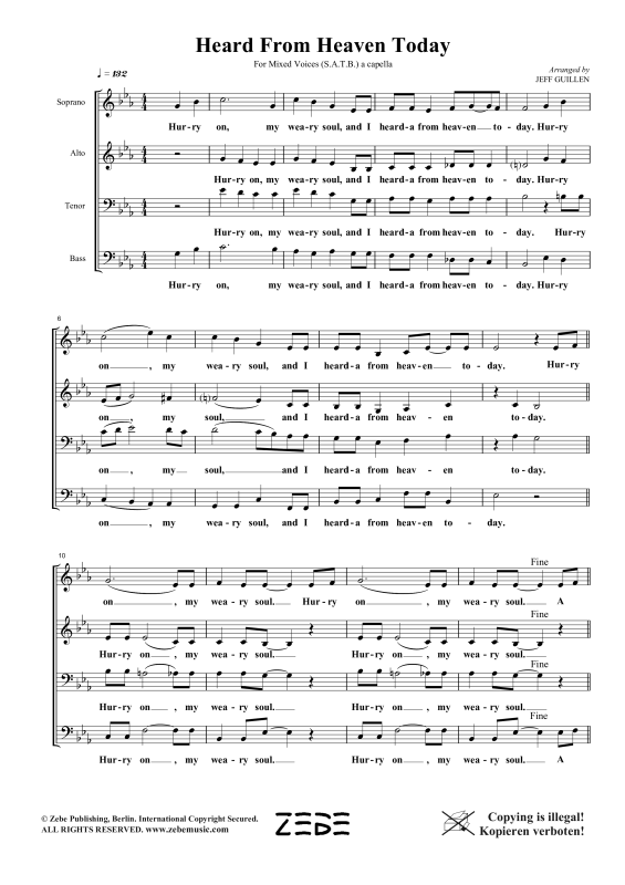 Produktgalerie: Seite 1 von 5 Heard From Heaven Today, , Gemischter Chor