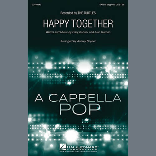 cover: Happy Together (arr. Audrey Snyder), The Turtles