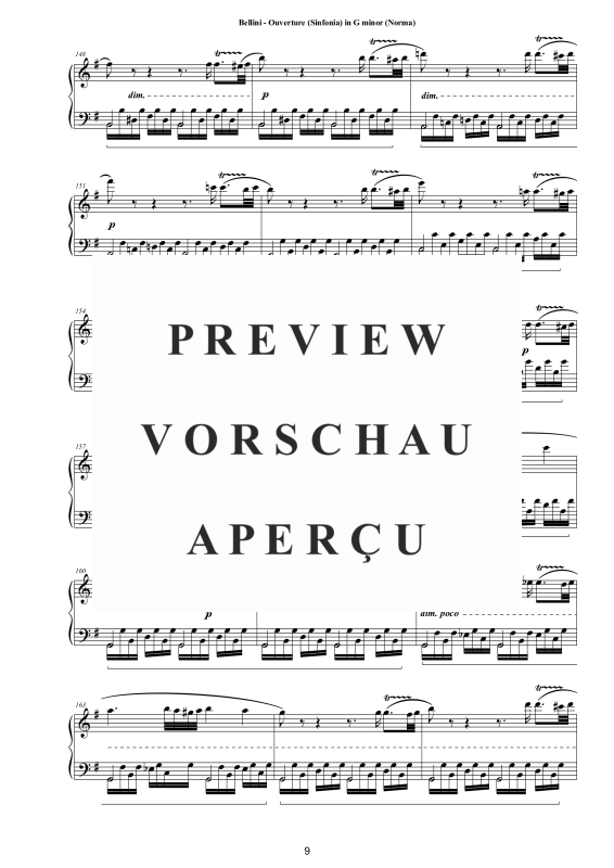 Produktgalerie: Seite 10 von 11 Ouverture (Sinfonia) (Norma), , Klavier Solo