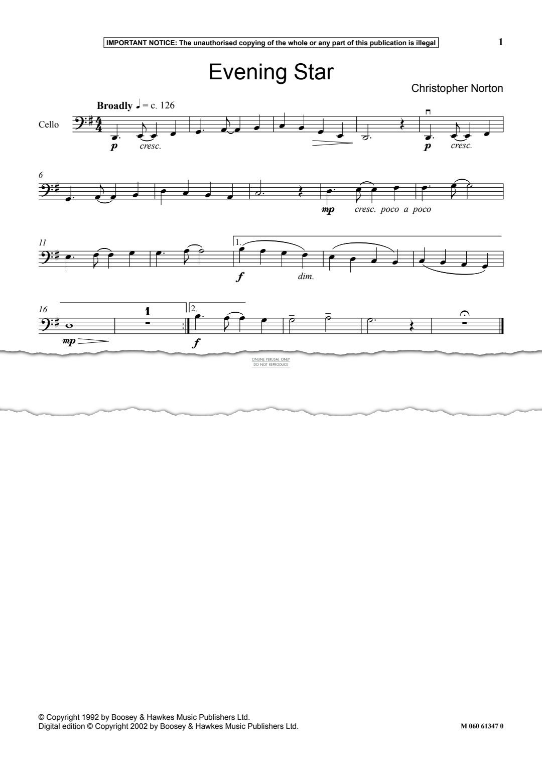 Produktgalerie: Seite 1 von 1 Evening Star, Christopher Norton, Klavier, Violoncello