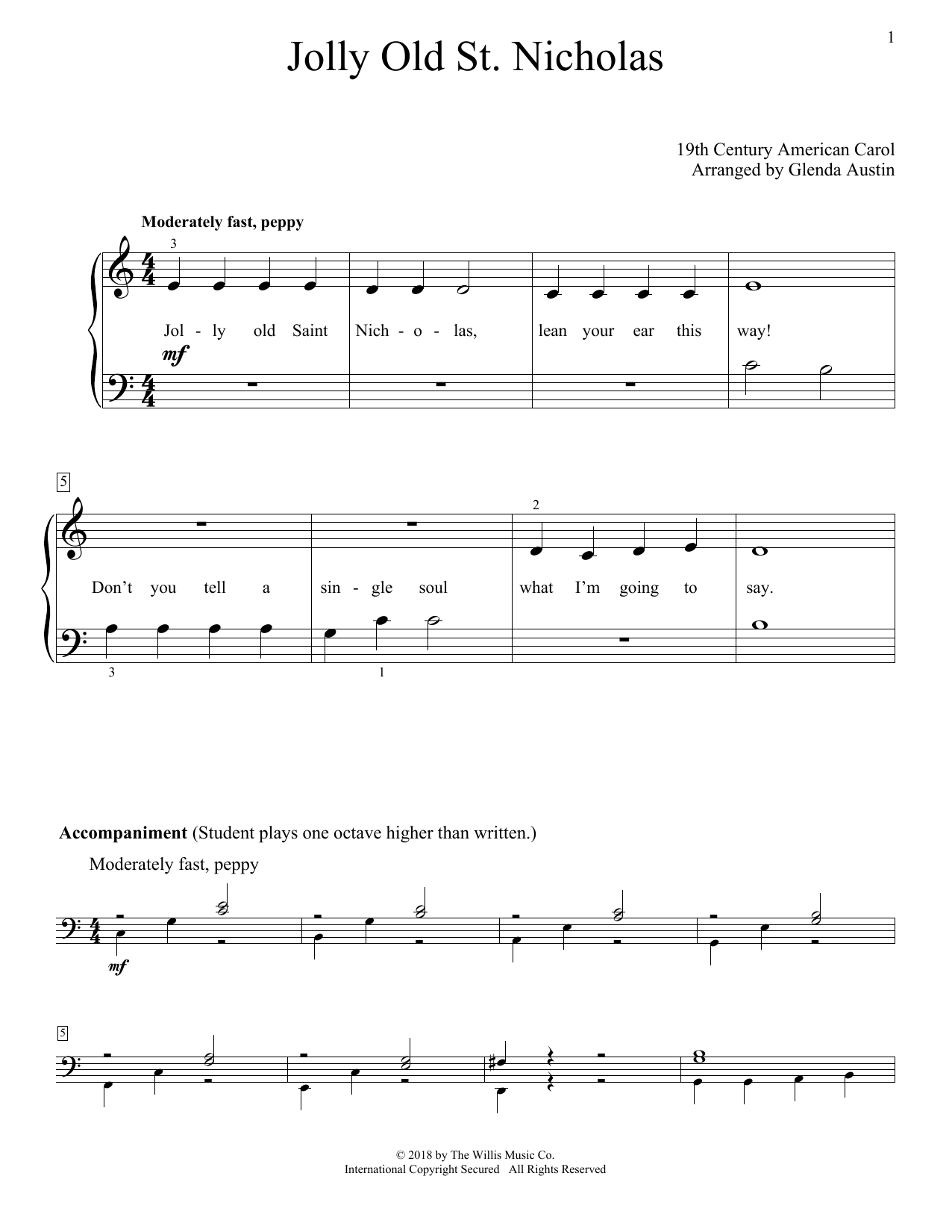 Produktbild zu: Jolly Old St. Nicholas