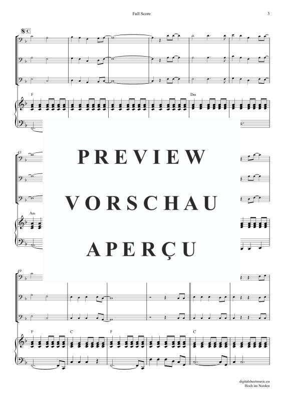 Produktgalerie: Seite 4 von 11 Hoch im Norden, Santiano, (Posaunen Trio + Klavier)