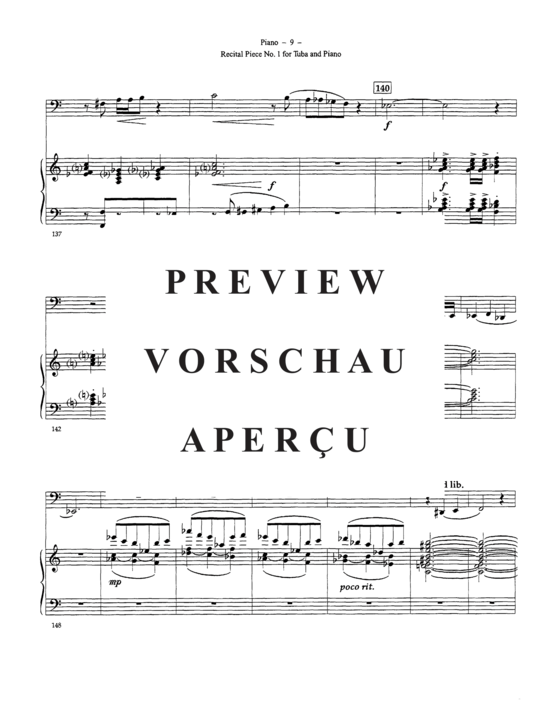 gallery: Recital Piece No 1 , , (Tuba + Klavier)