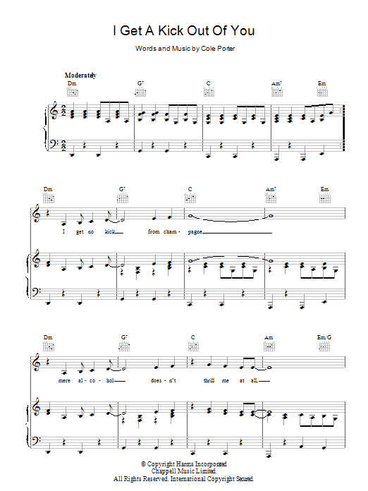 Product gallery: Page 1 of 1 I Get A Kick Out Of You, Cole Porter