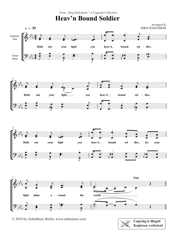 Product gallery: Page 1 of 5 Heaven Bound Soldier, , Mixed Choir