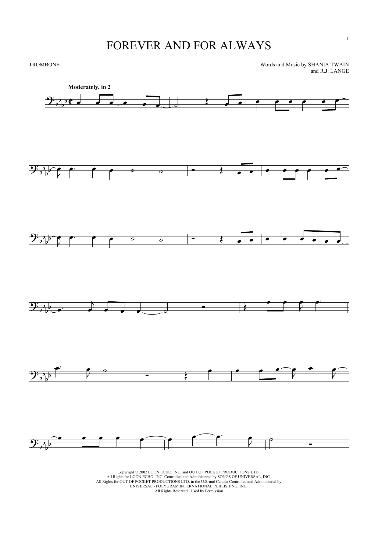 Product gallery: Page 1 of 1 Forever And For Always, Shania Twain