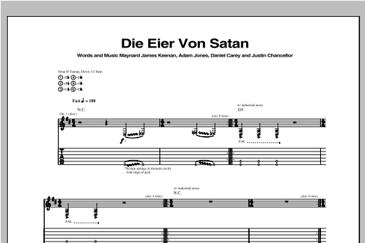 Produktgalerie: Seite 1 von 1 Die Eier Von Satan, Tool, Gitarre
