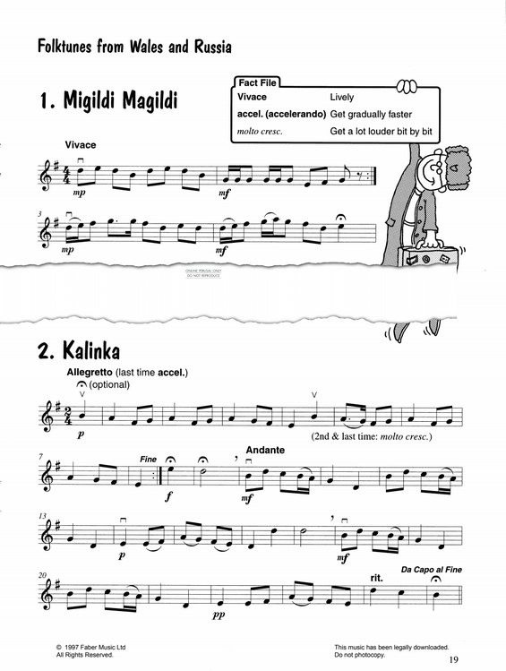 Produktgalerie: Seite 1 von 1 Migildi, Magildi/Kalinka, Russian Traditional, Klavier, Violine