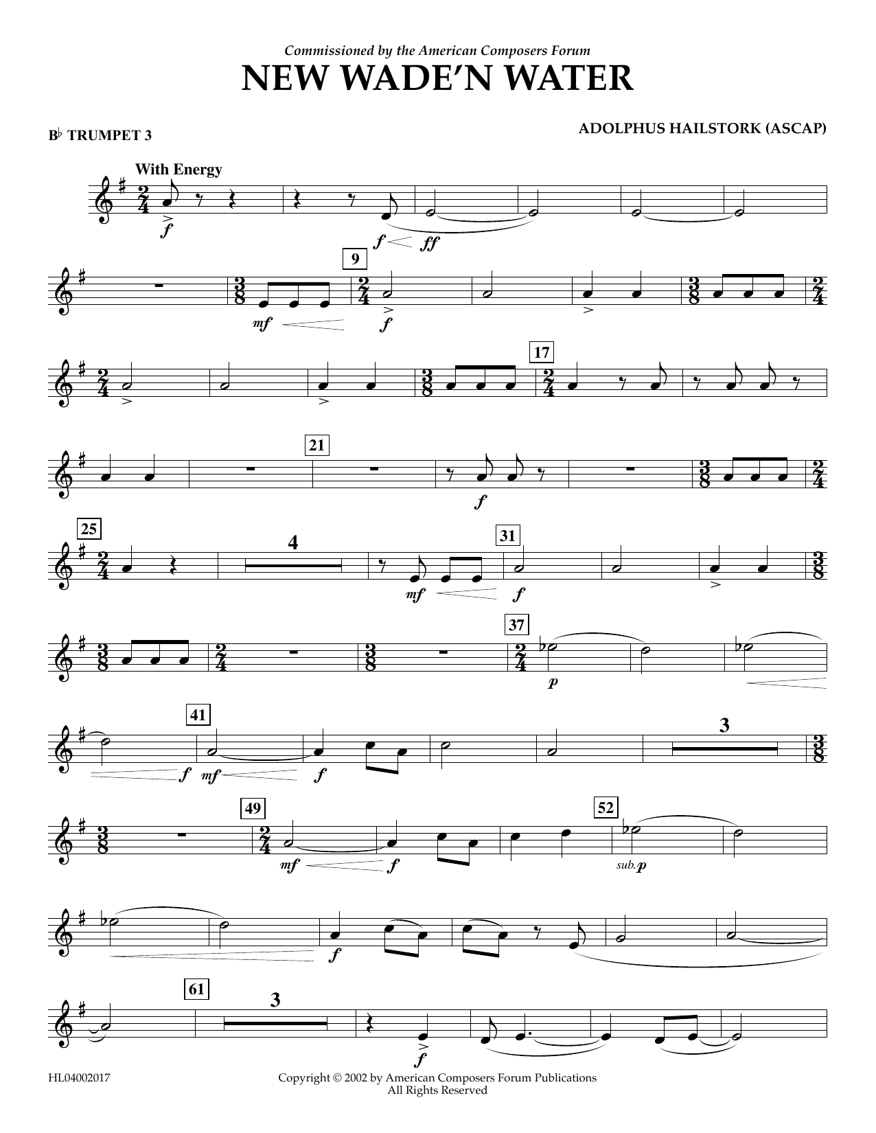 Produktbild zu: New Wade 'n Water - Bb Trumpet 3
