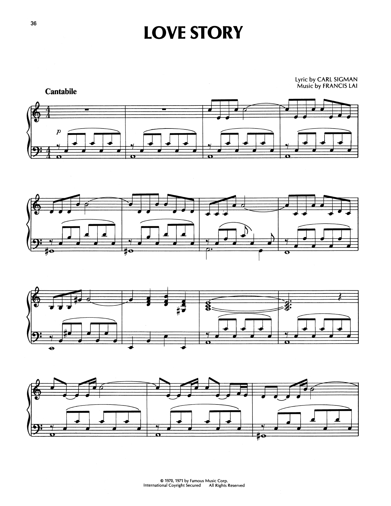 Produktgalerie: Seite 1 von 1 Where Do I Begin (Love Theme), Richard Clayderman, Klavier