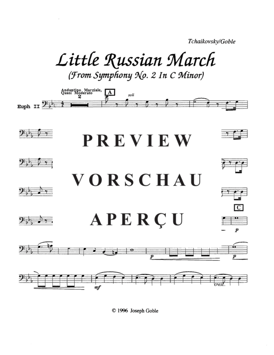 Product gallery: Page 12 of 17 Little Russian March (from Symphony No. 2 in C Minor) , ,  (Tuba Quartett EETT)