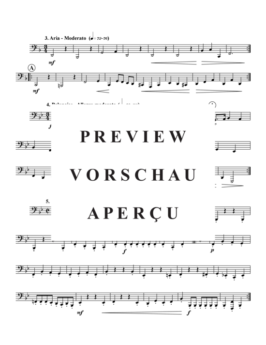 Product gallery: Page 16 of 16 Auswahl aus Notenbüchlein für Magdalena , , (Tuba Quartet: 2x Baritone, 2xTuba)
