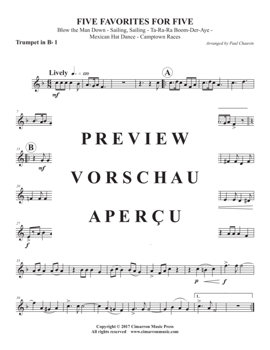 Produktgalerie: Seite 8 von 17 Five Favorites for Five , , (Blechbläserquintett)