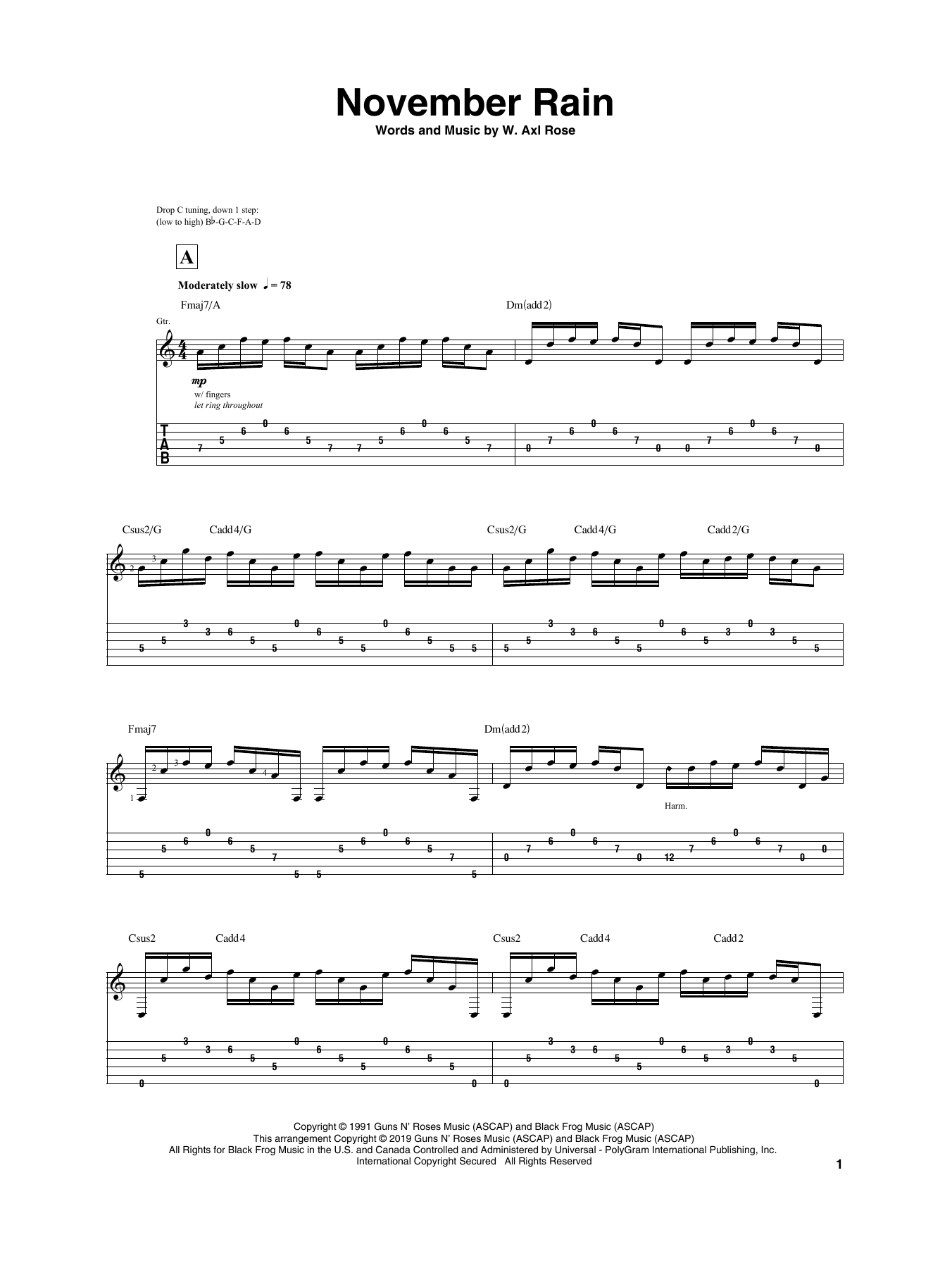 Produktbild zu: November Rain