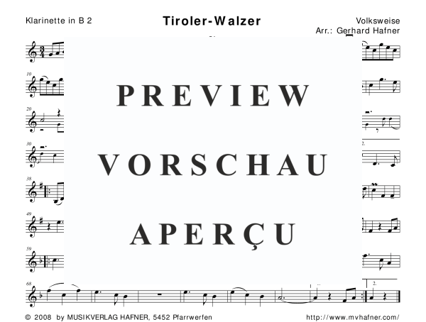 Product gallery: Page 6 of 11 Tiroler-Walzer, , (woodwind and brass)