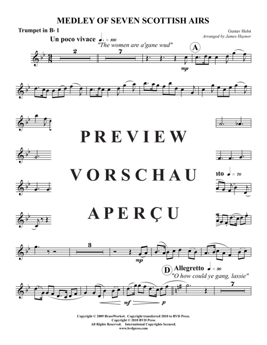 Produktgalerie: Seite 16 von 21 7 Scottish Airs , , (Blechbläserquintett)