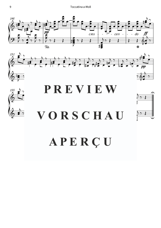 Product gallery: Page 11 of 11 Toccatina A-Moll - aus Soirées musicales op. 6 Nr. 1, , Solo Piano