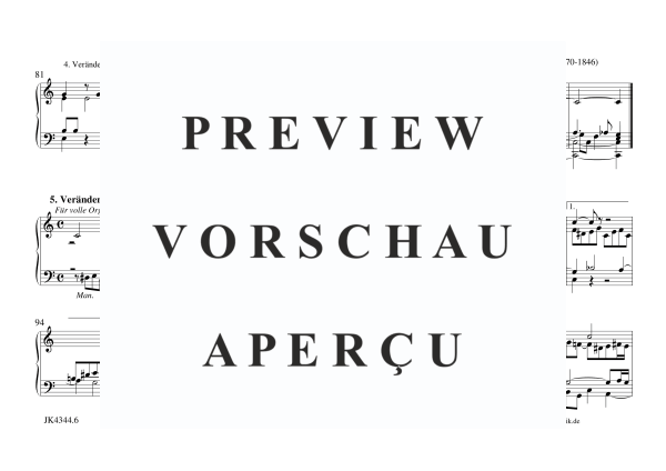 Produktgalerie: Seite 7 von 8 Valet will ich dir geben Op,77 Nr.5, , Orgel Solo