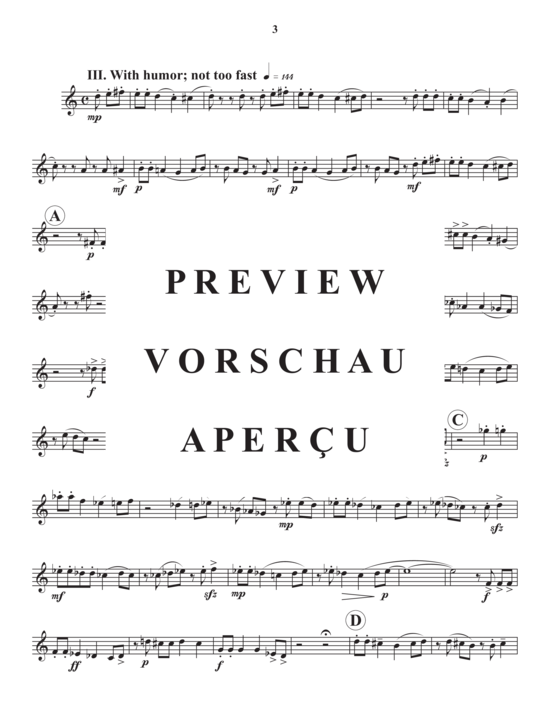 Product gallery: Page 19 of 21 Drei Inventionen , , (Woodwind Quartet)