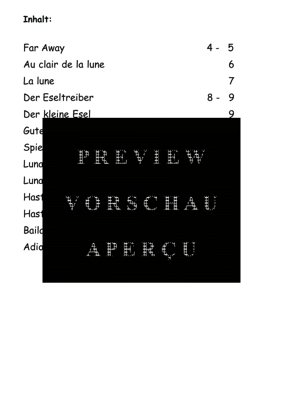 Produktgalerie: Seite 6 von 11 Far Away, , Spielstücke für 2-4 Gitarren
