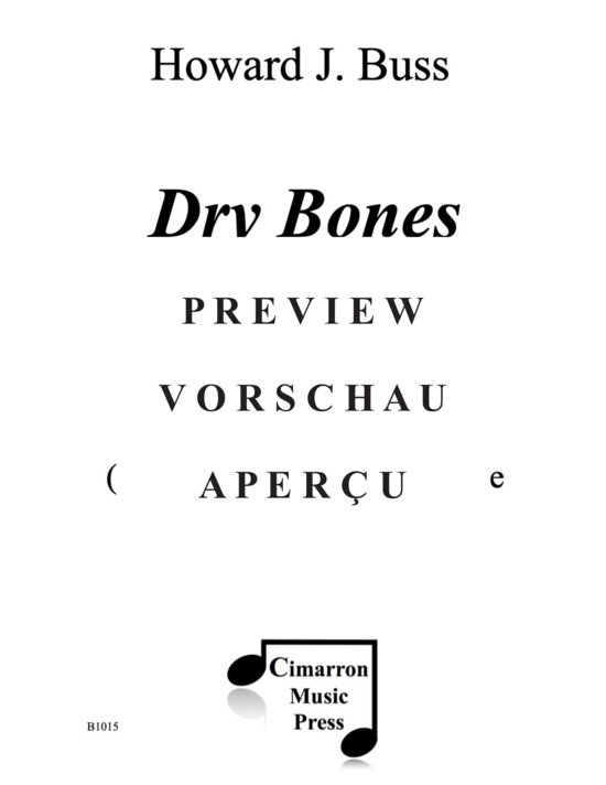 Produktgalerie: Seite 2 von 17 Dry Bones , , (Blechbläserquartett T T H/T T)
