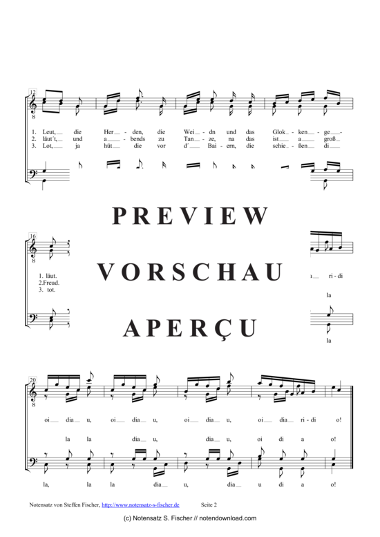 Product gallery: Page 3 of 3 Bairisches Volkslied , , (male choir)