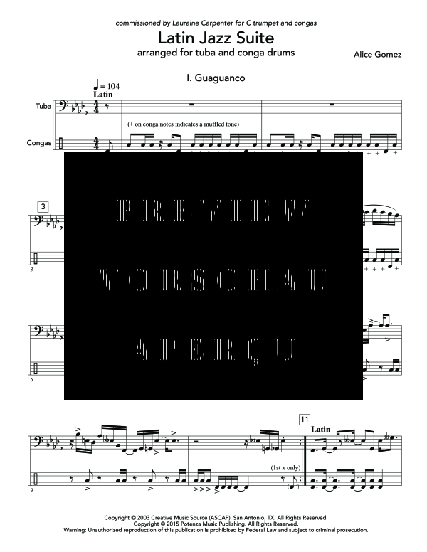 Product gallery: Page 5 of 11 Latin Jazz Suite, , (Tuba)