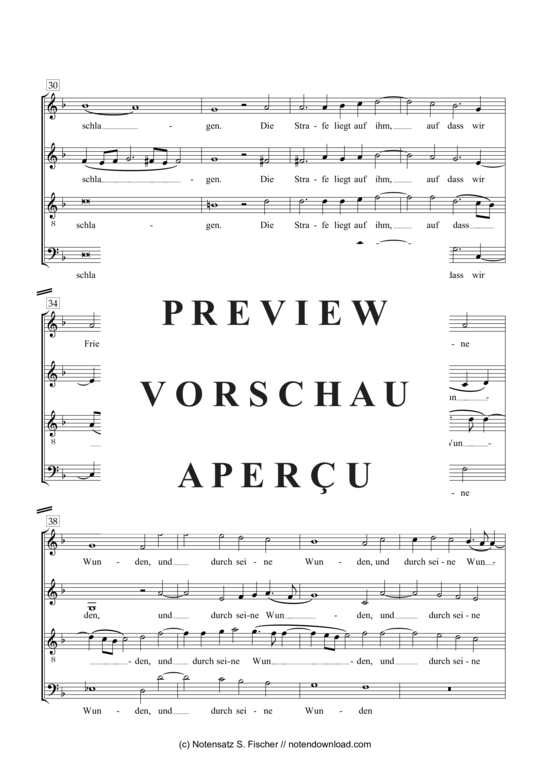 Product gallery: Page 4 of 5 Fürwahr, er trug unsre Krankheit , , (mixed choir)