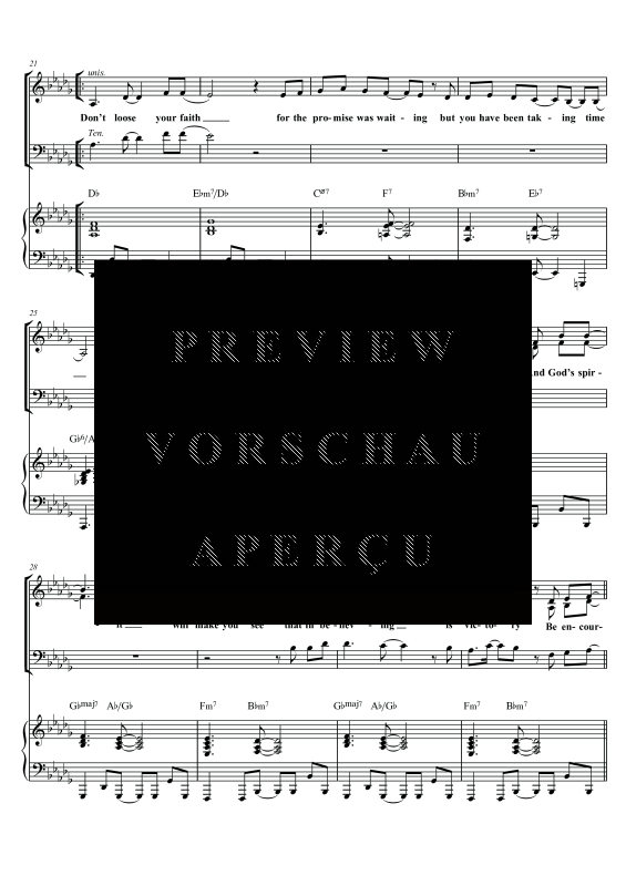 gallery: Be Encouraged, , Gemischter Chor SAM/Solo opt. und Klavier