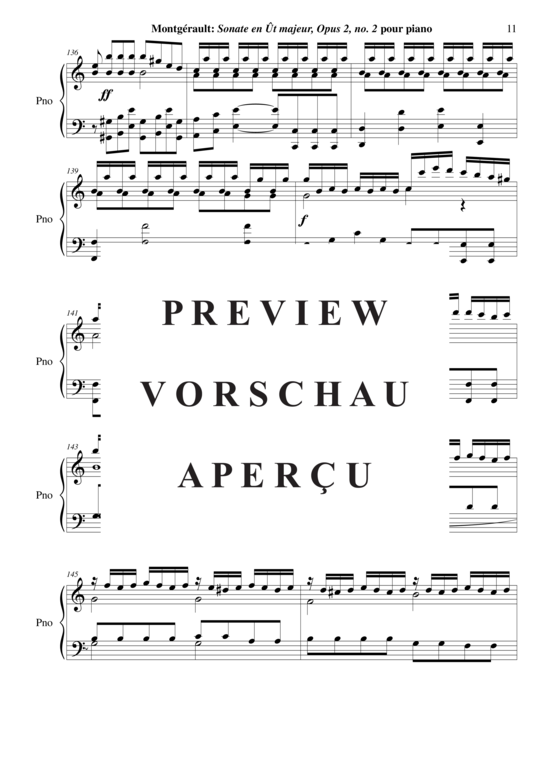 Product gallery: Page 12 of 21 Sonata in C major, Opus 2 no. 2 , Nicolas Horvath, Piano Solo