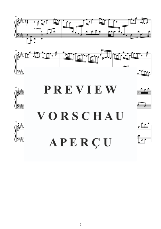 Produktgalerie: Seite 8 von 11 Fantasia in C-Moll BWV Anh. 86, , Klavier Solo