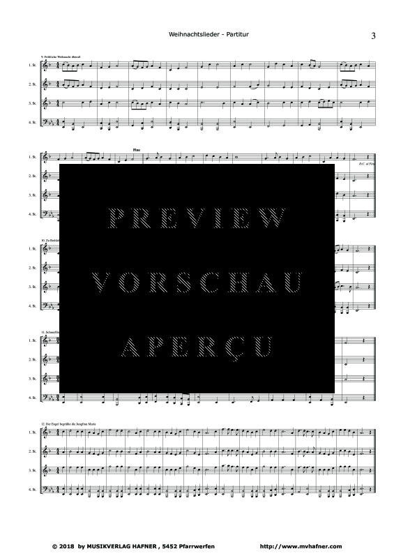 gallery: Weihnachtslieder Nr. 3, , (Großes Blasorchester)