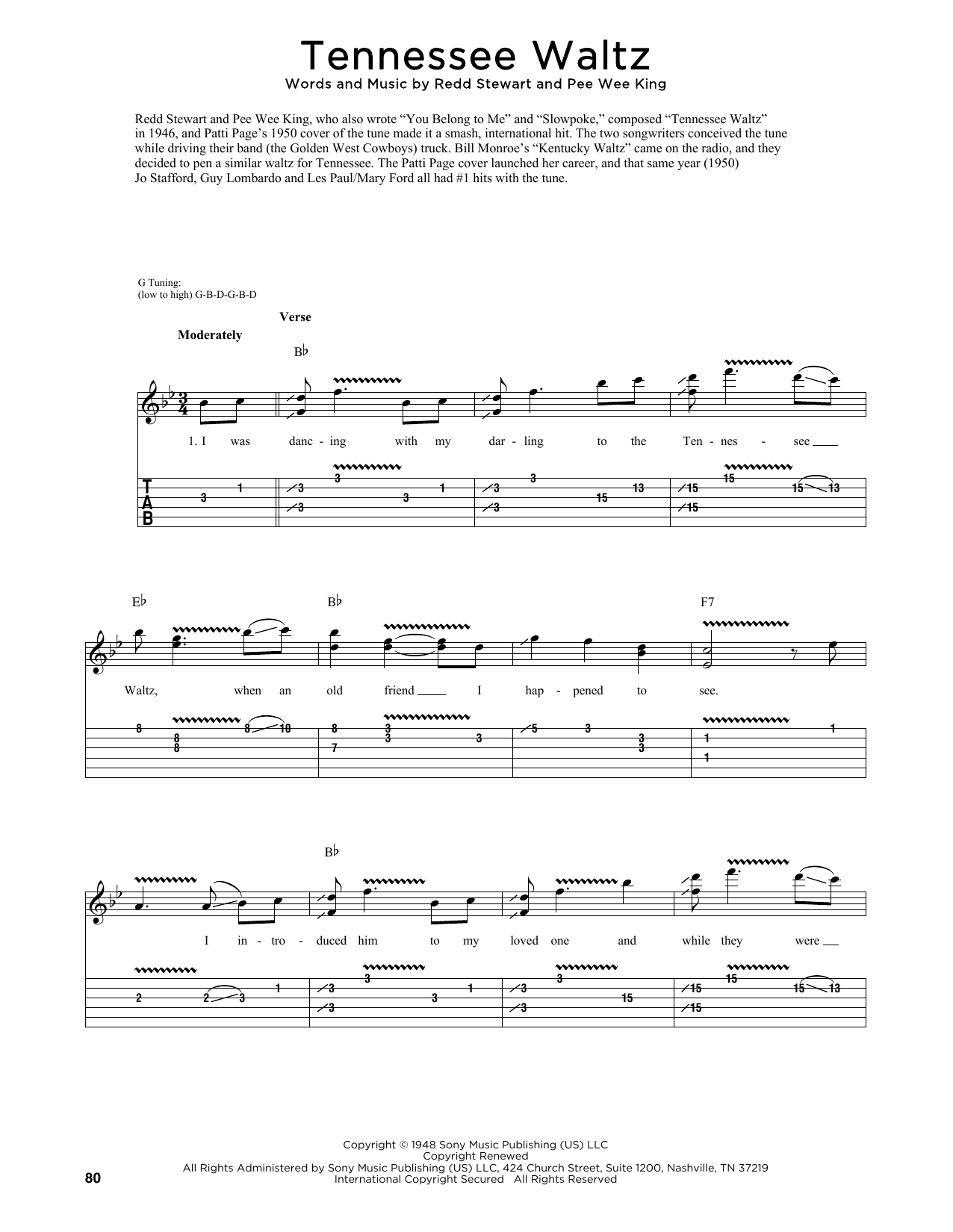 Produktbild zu: Tennessee Waltz