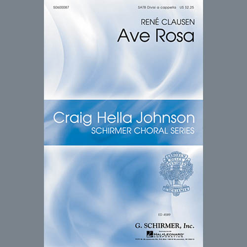 cover: Ave Rosa, René Clausen, Chor