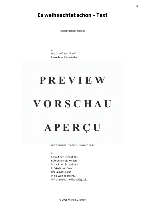 Produktgalerie: Seite 8 von 8 Es weihnachtet schon - Ein Mitsing-Weihnachtslied für alle, , Gemischter Chor