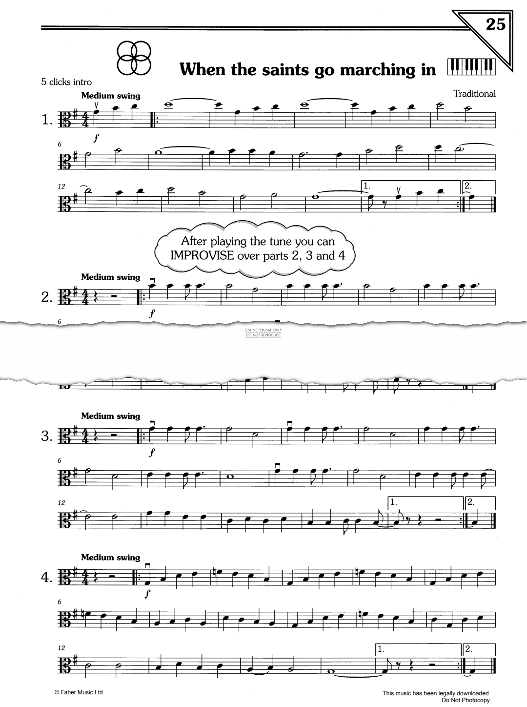 Product gallery: Page 1 of 1 When The Saints Go Marching In, Traditional