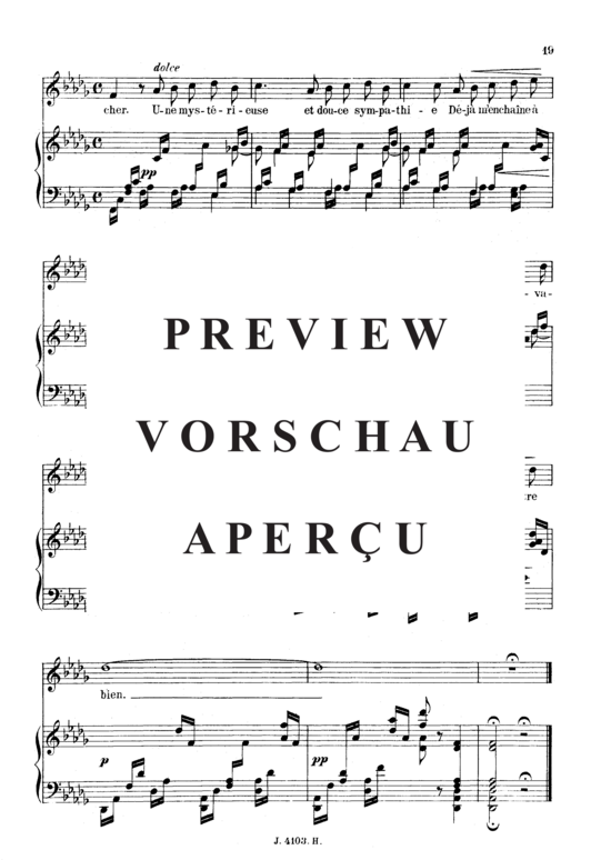 Product gallery: Page 5 of 5 Poème d'un jour (Rencontre) Op.21 No.1, , High Voice and Piano
