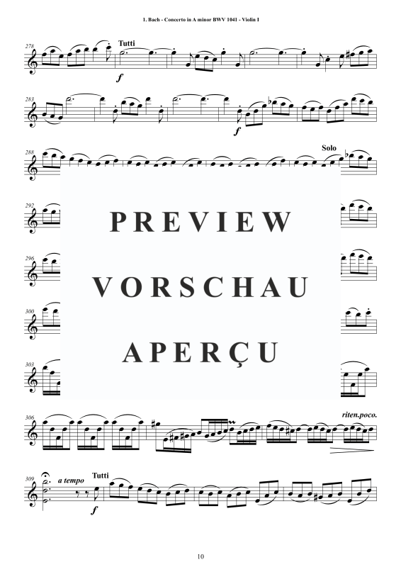 Produktgalerie: Seite 11 von 11 Seven Bach's String Quartet Concertos - Complete Parts, , Streicherquartett (nur Einzelstimmen