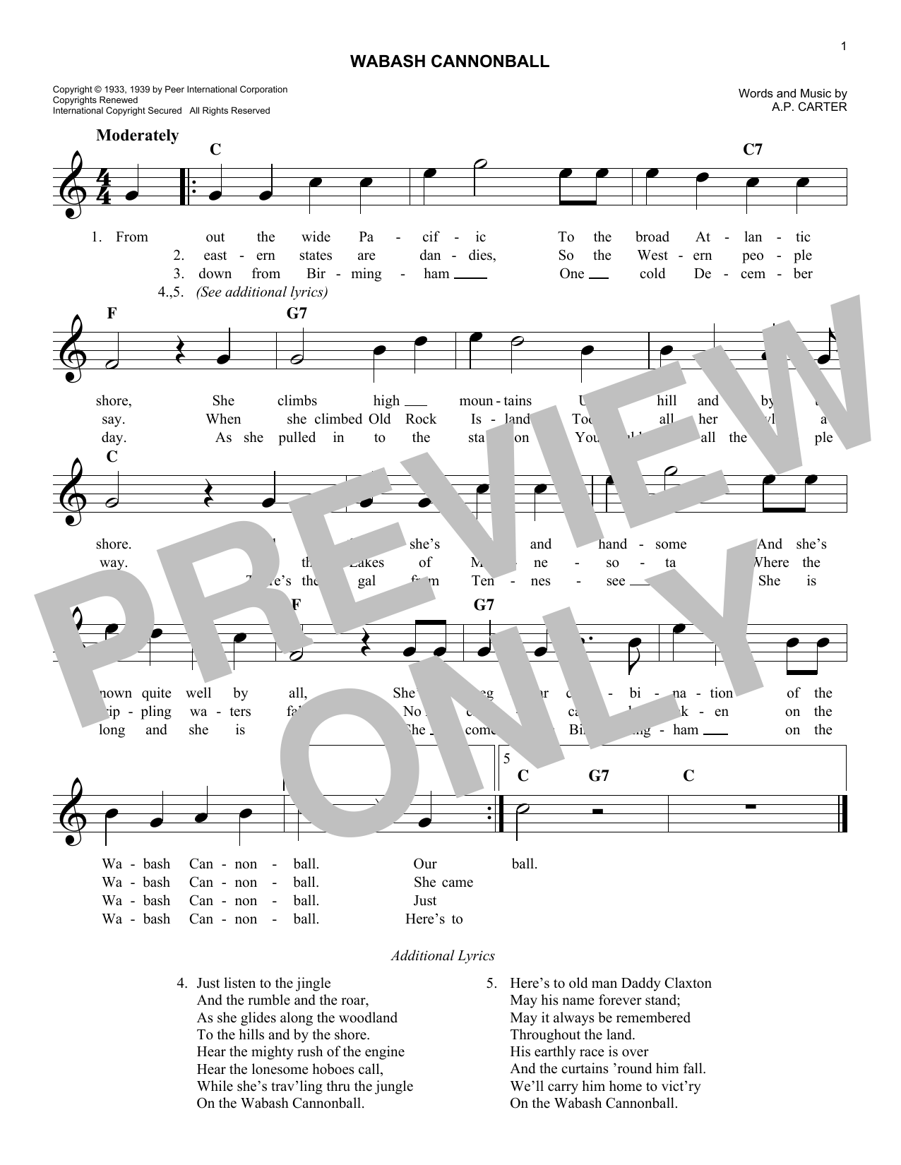 Produktgalerie: Seite 1 von 1 Wabash Cannonball, The Carter Family