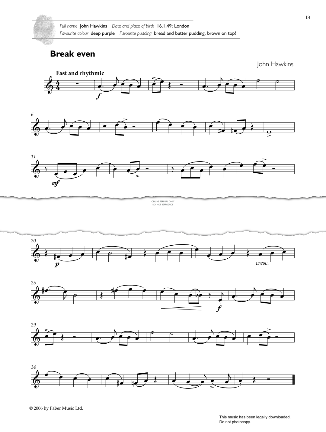 Product gallery: Page 1 of 1 Break Even, John Hawkins