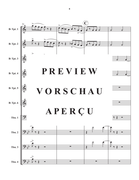 Product gallery: Page 10 of 21 Grand Intrada , , (Brass Ensemble, 6x trumpet + 4x trombone)