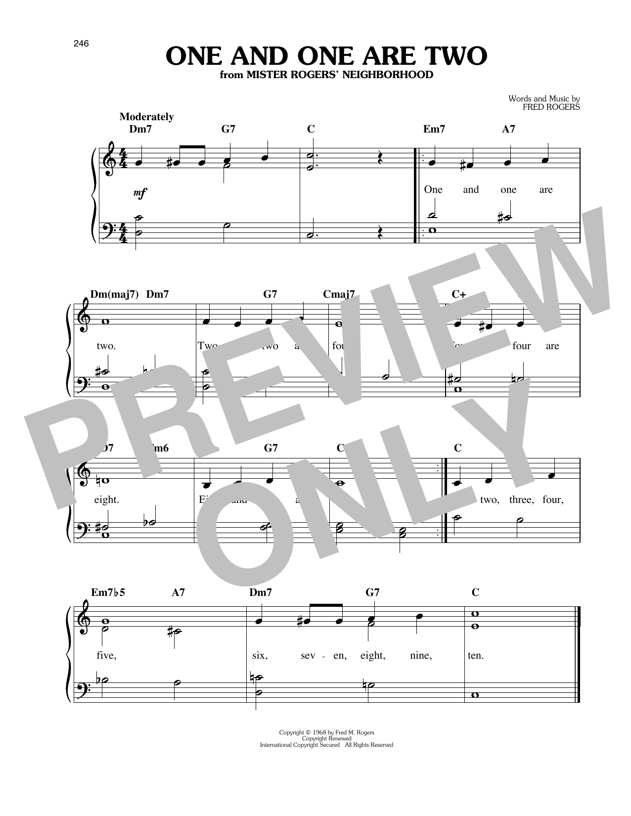 Produktbild zu: One And One Are Two