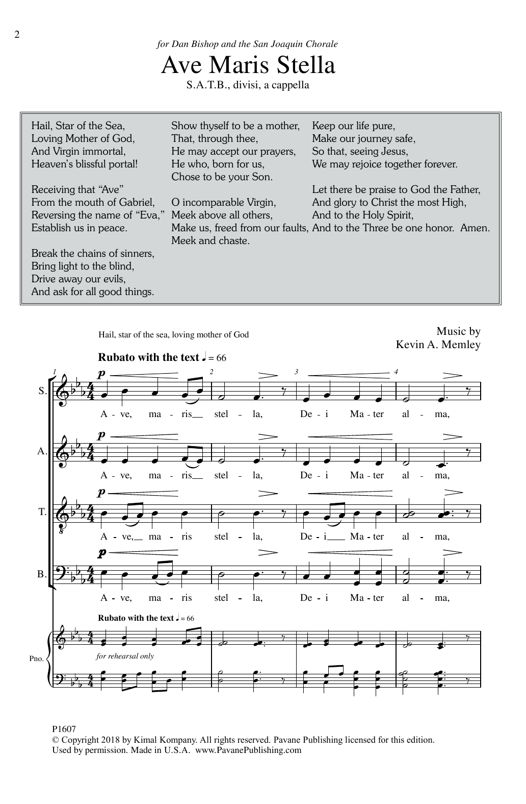Produktbild zu: Ave Maris Stella